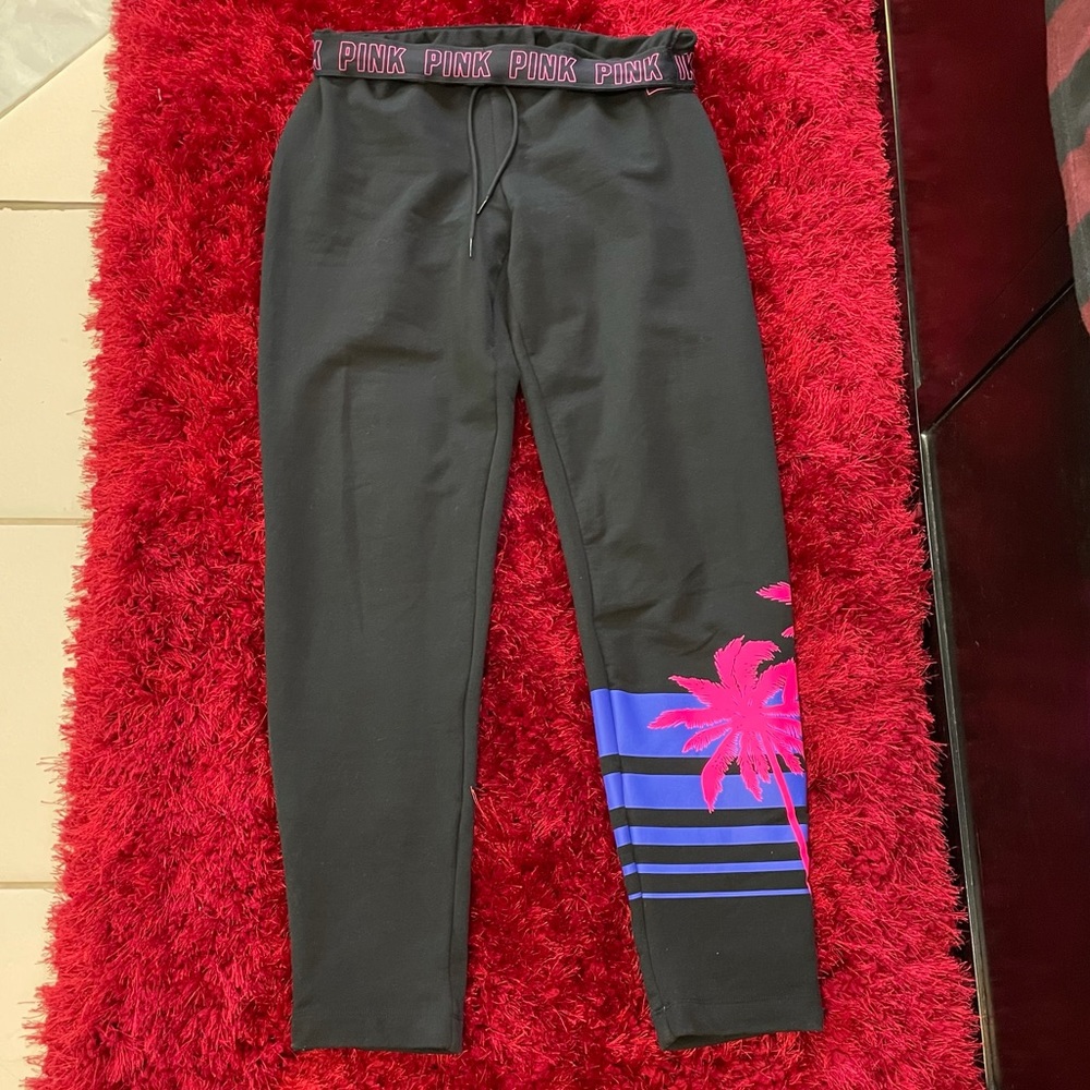 PINK tropical pants